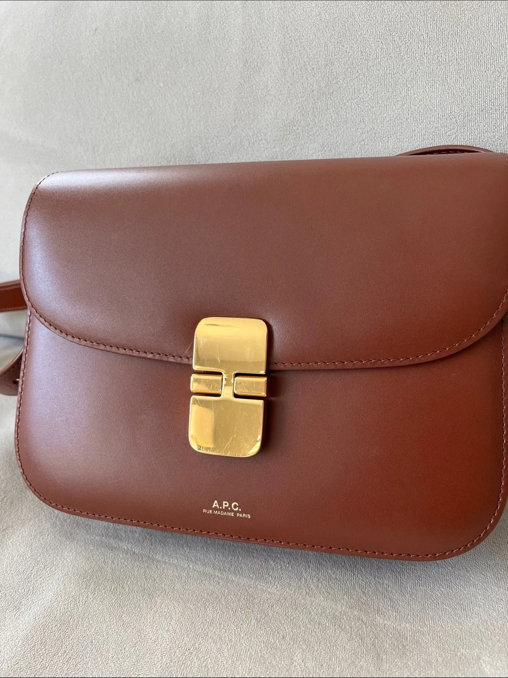 A.P.C. Grace Small Bag Brown
